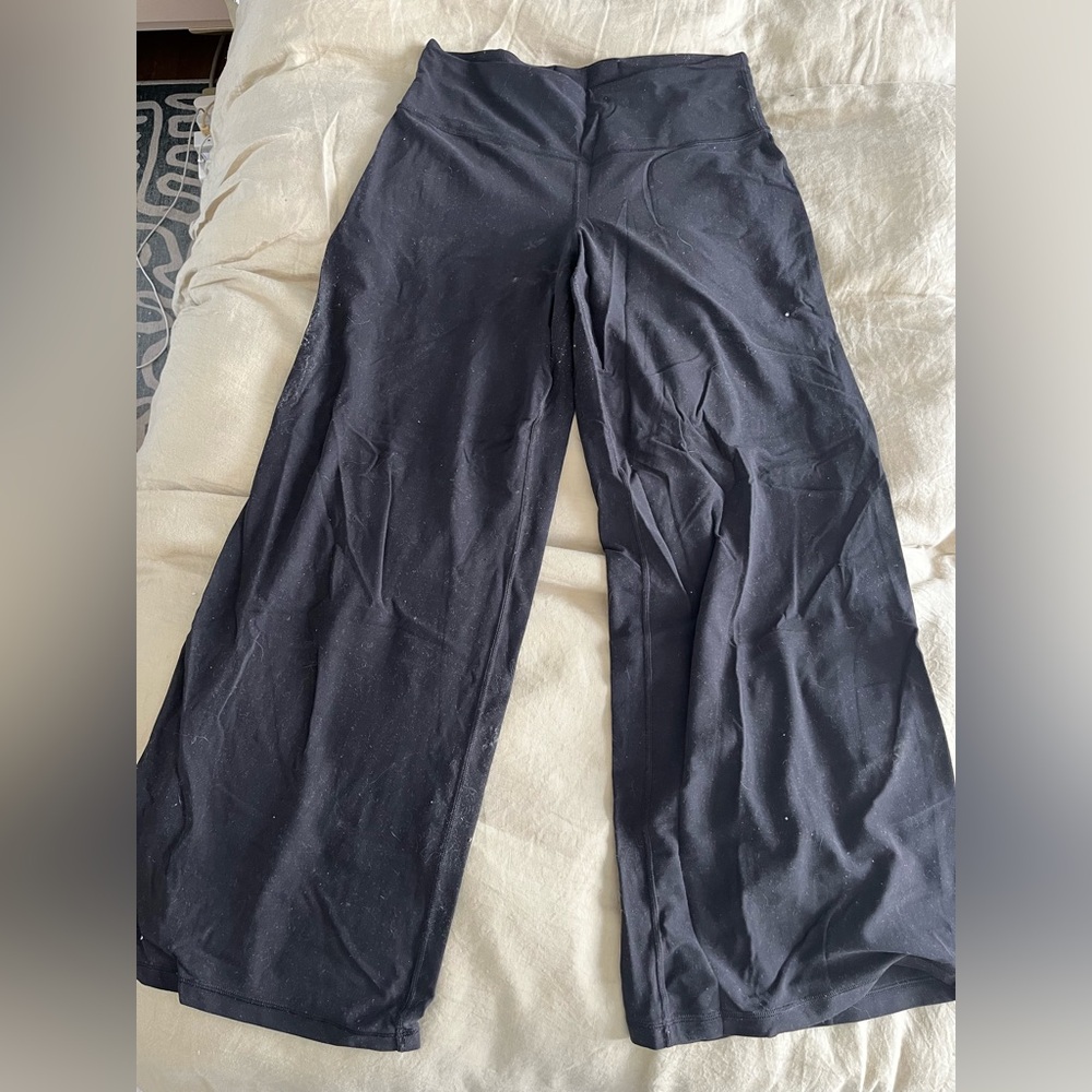 Athleta Black Elation Wide-Leg Pants